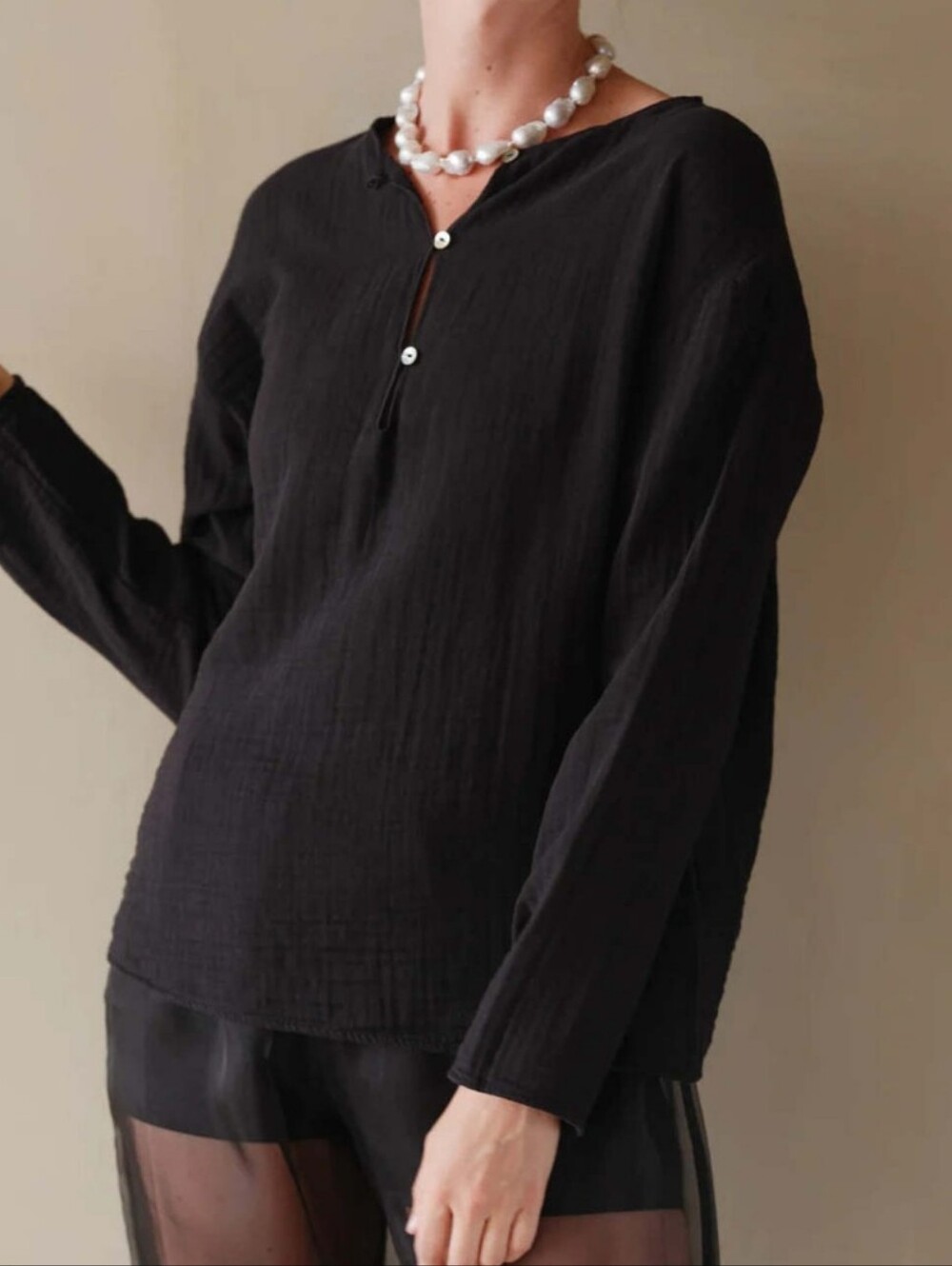 Donni. Bubble Tunic In Jet